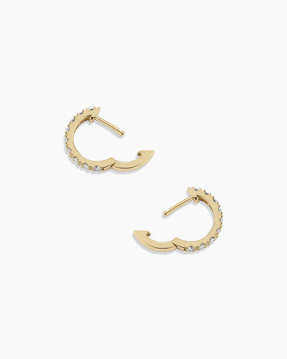 14K Lab Grown Diamond Eternity Huggies