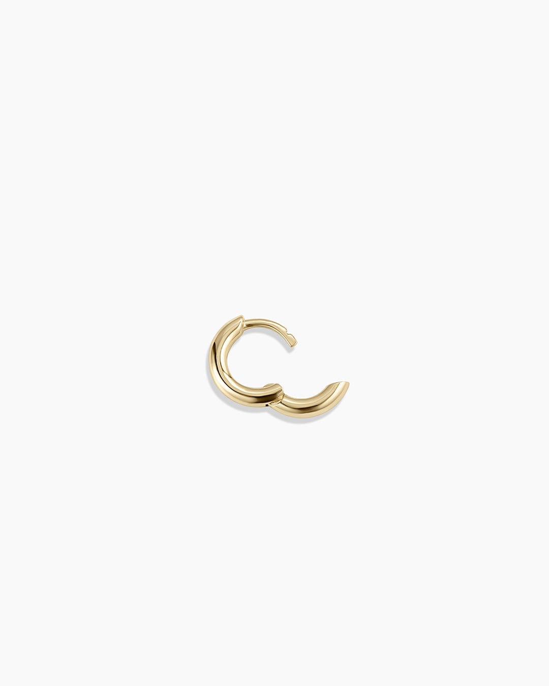 14K Gold Everyday Single Huggie