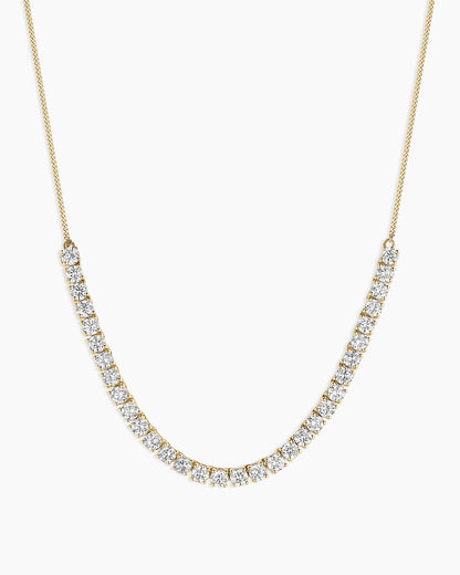 14K Lab Grown Diamond Tennis Row Necklace