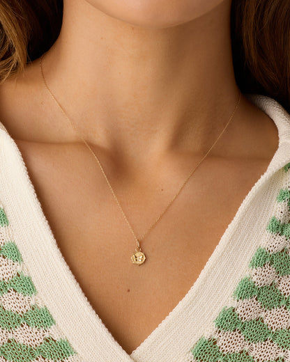 14K Diamond Butterfly Charm
