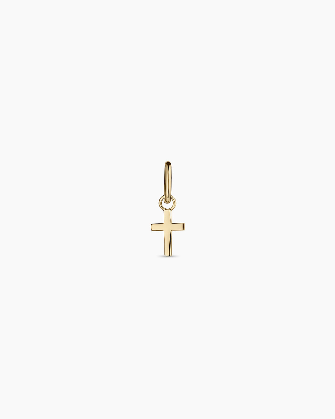 14K Gold Cross Charm