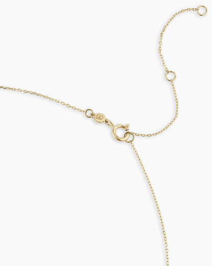 14k Gold It's a Boy Charm Necklace