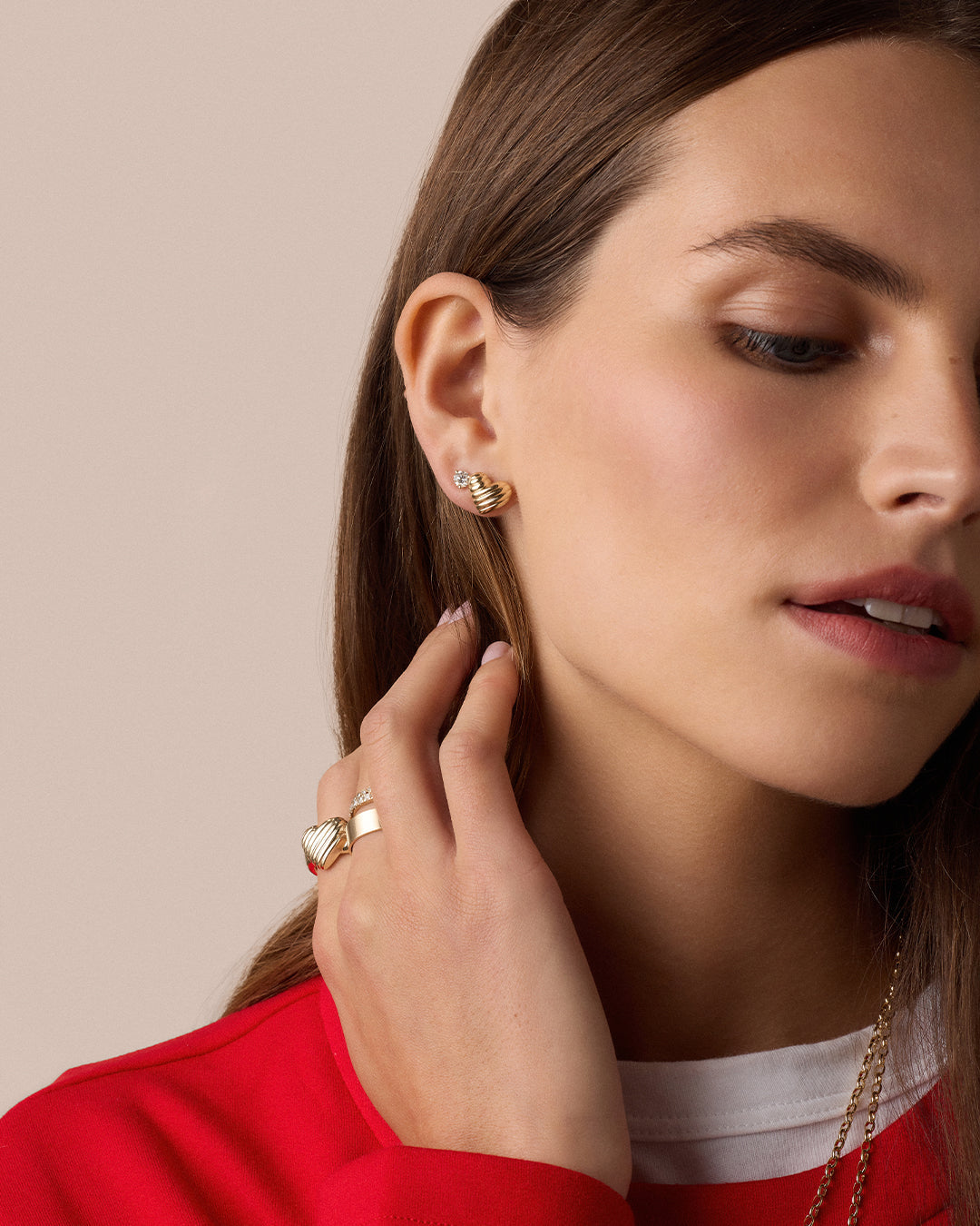 Campbell Heart Studs