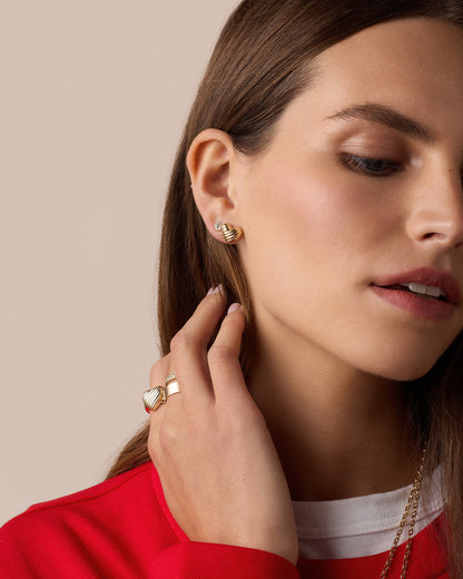 Campbell Heart Studs