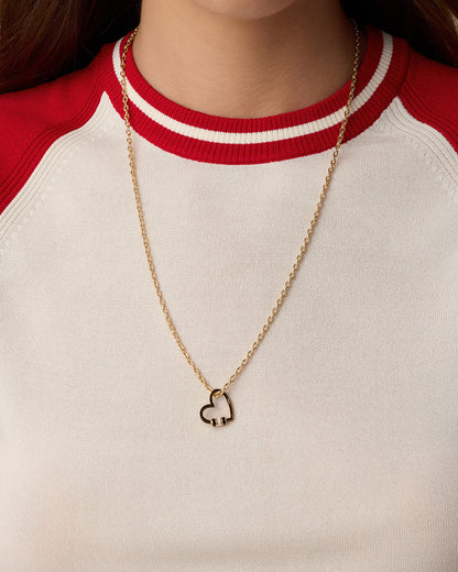 Campbell Heart Carabiner Charm