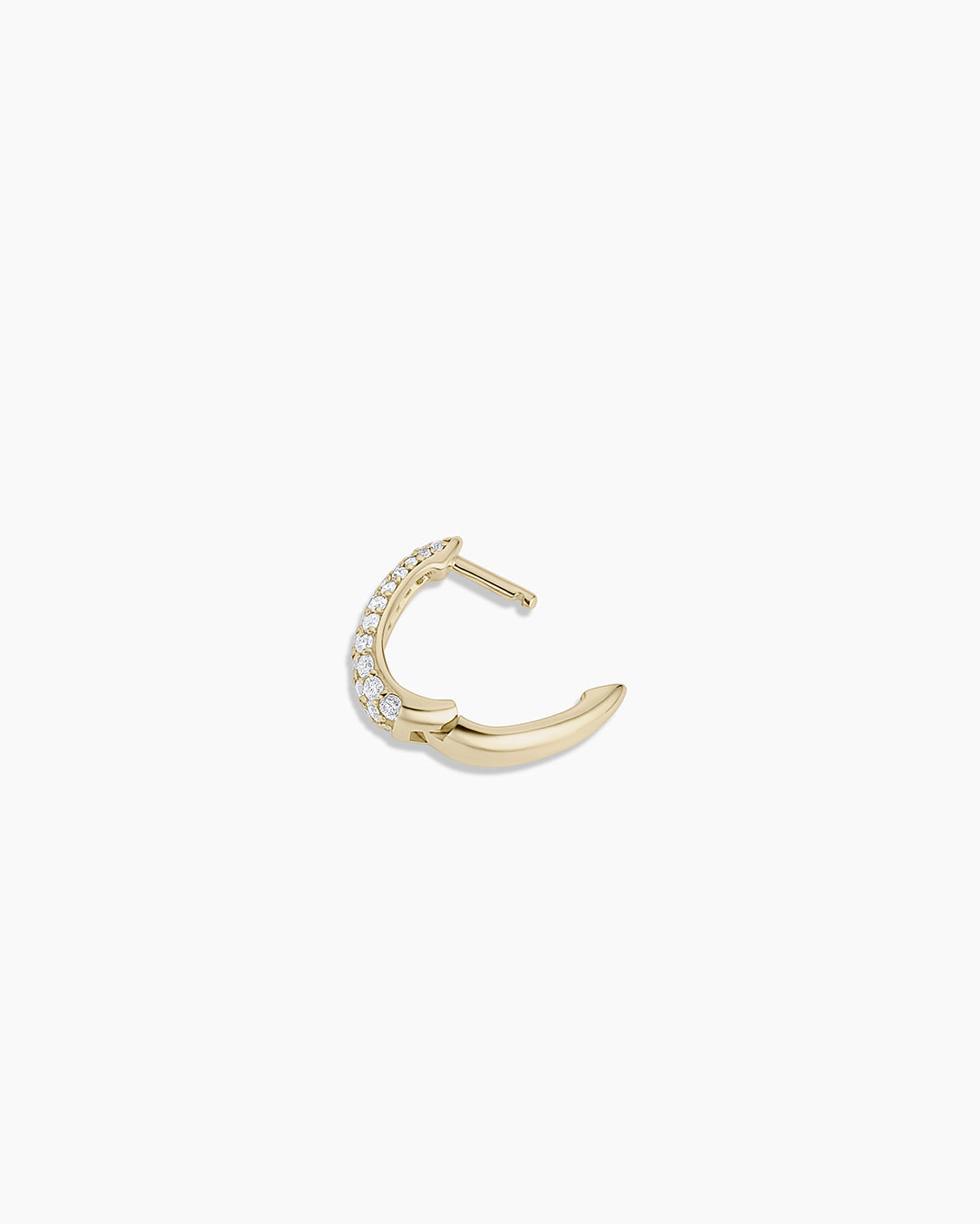 14K Diamond Banks Single Huggie