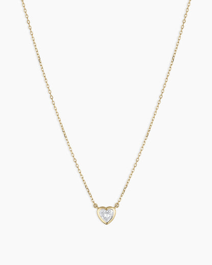 14K Lab Grown Diamond Heart Necklace