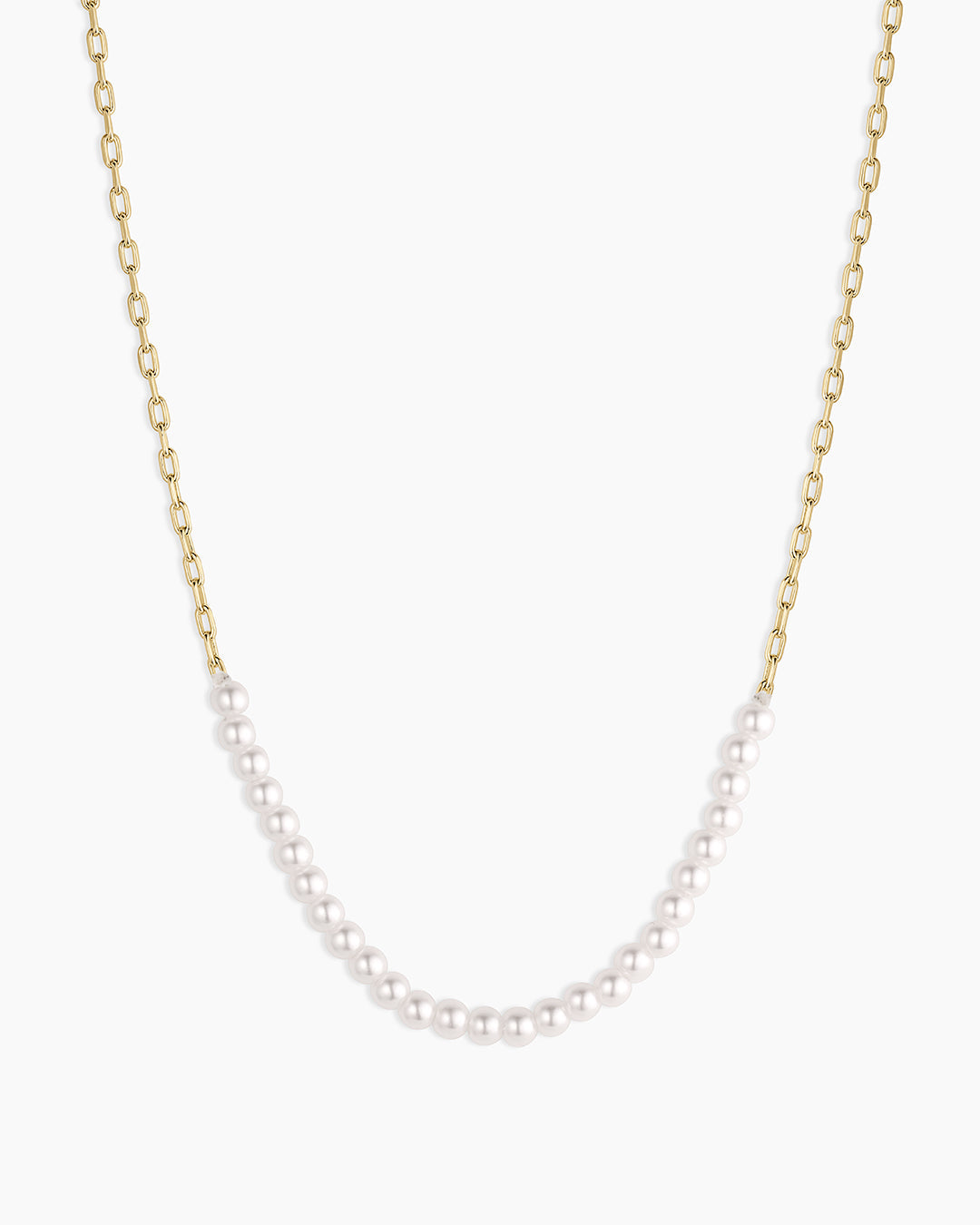 Finley Pearl Row Necklace