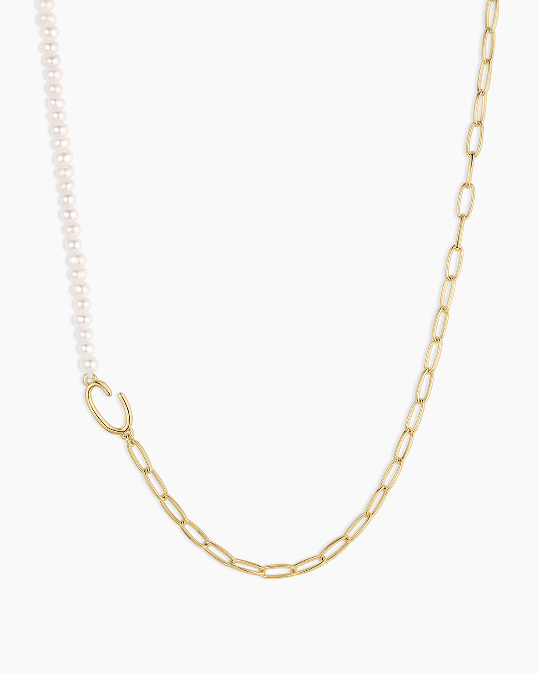 Lou Pearl Alphabet Necklace