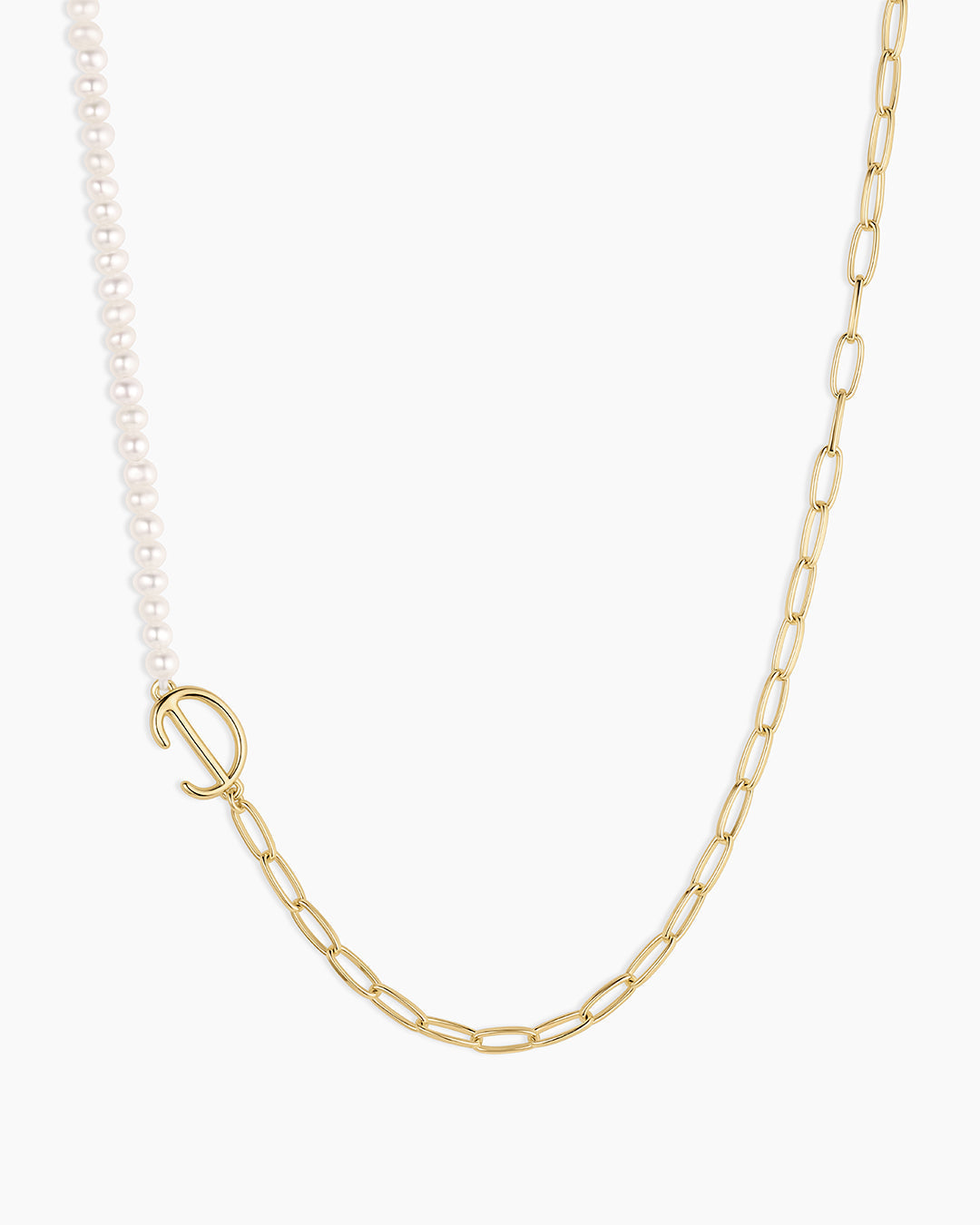 Lou Pearl Alphabet Necklace