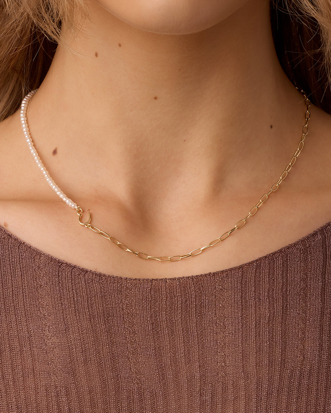 Lou Pearl Alphabet Necklace