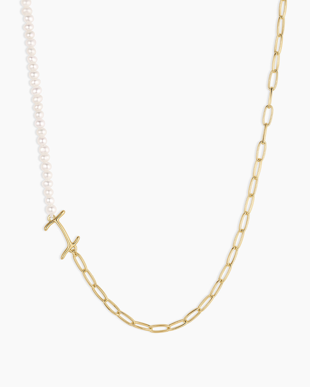 Lou Pearl Alphabet Necklace