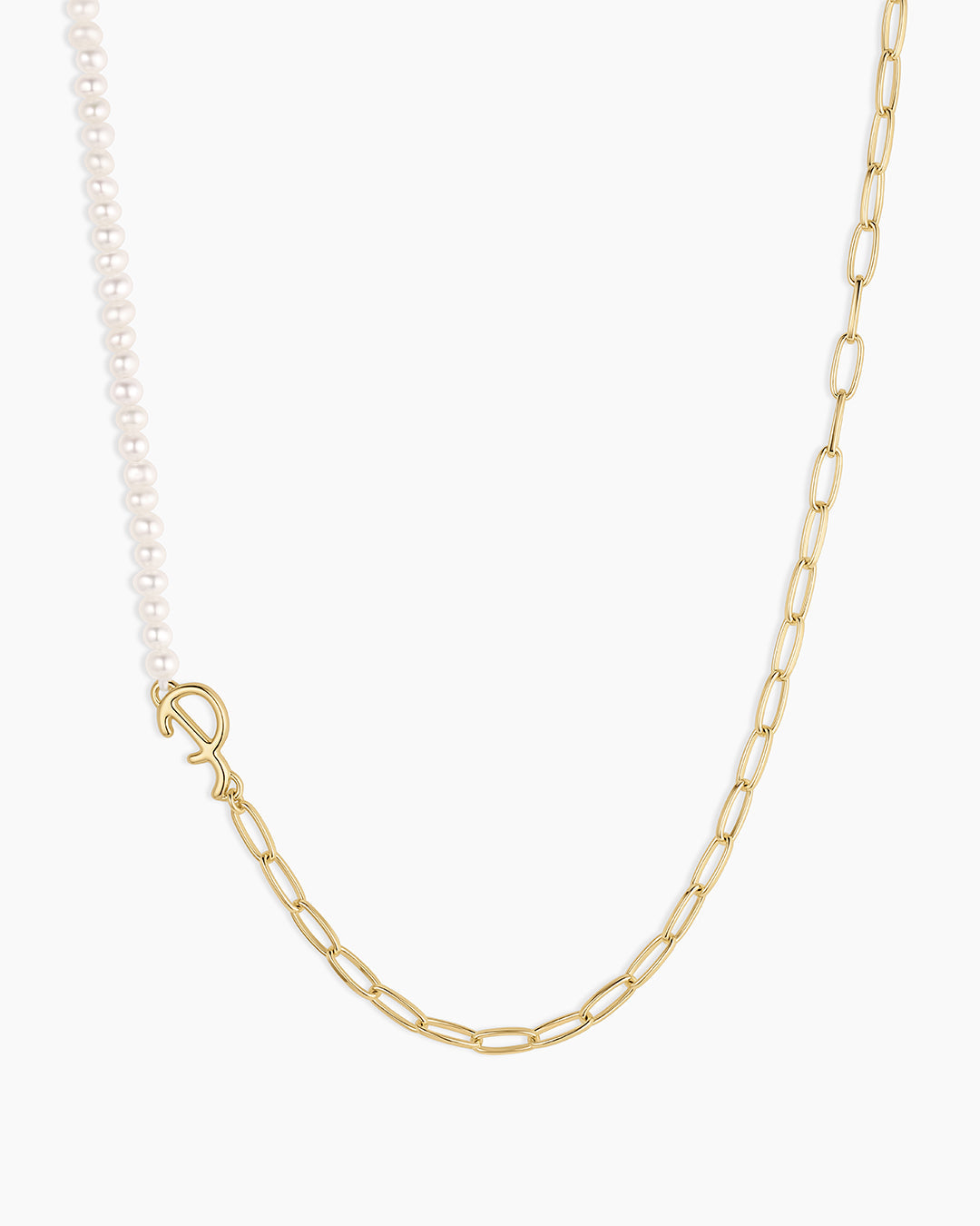 Lou Pearl Alphabet Necklace