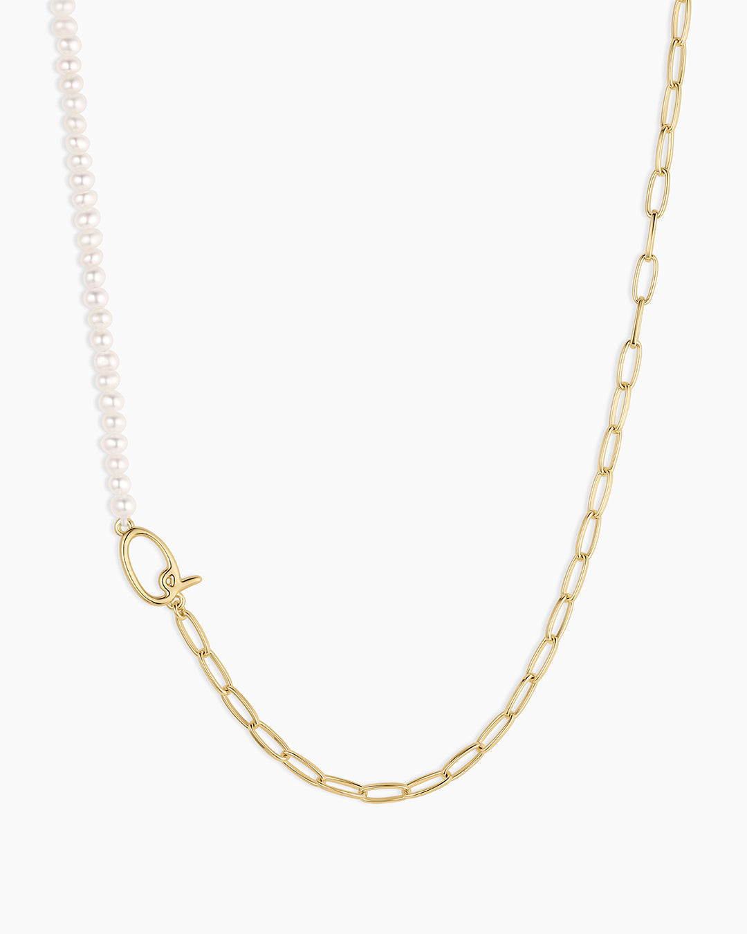 Lou Pearl Alphabet Necklace