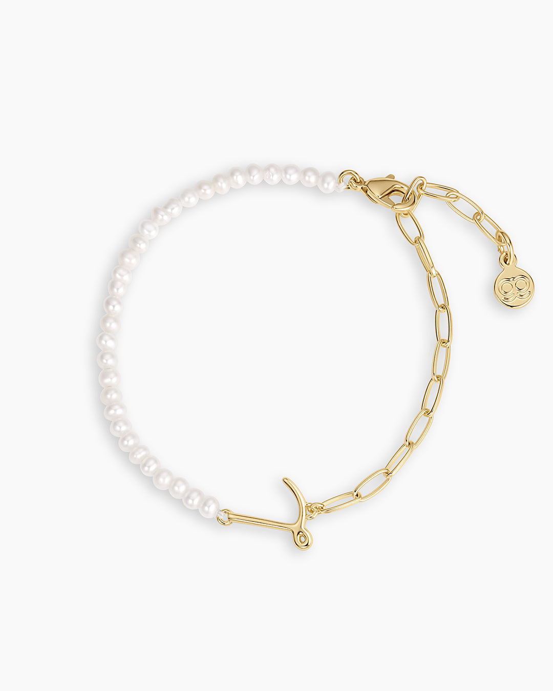 Lou Pearl Alphabet Bracelet