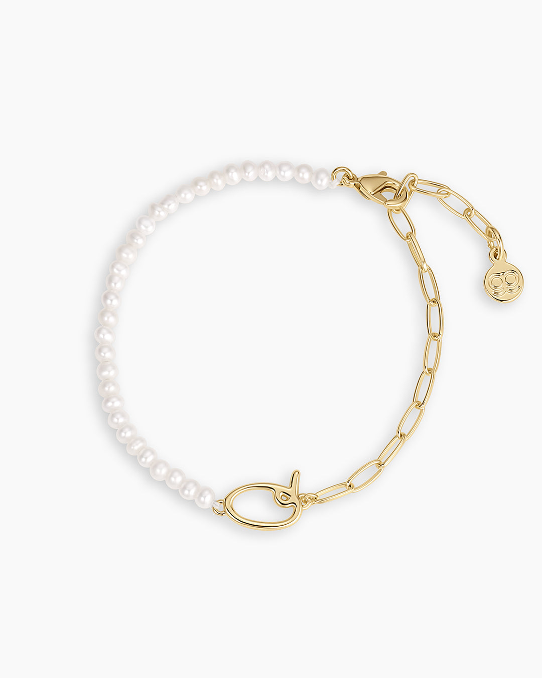 Lou Pearl Alphabet Bracelet