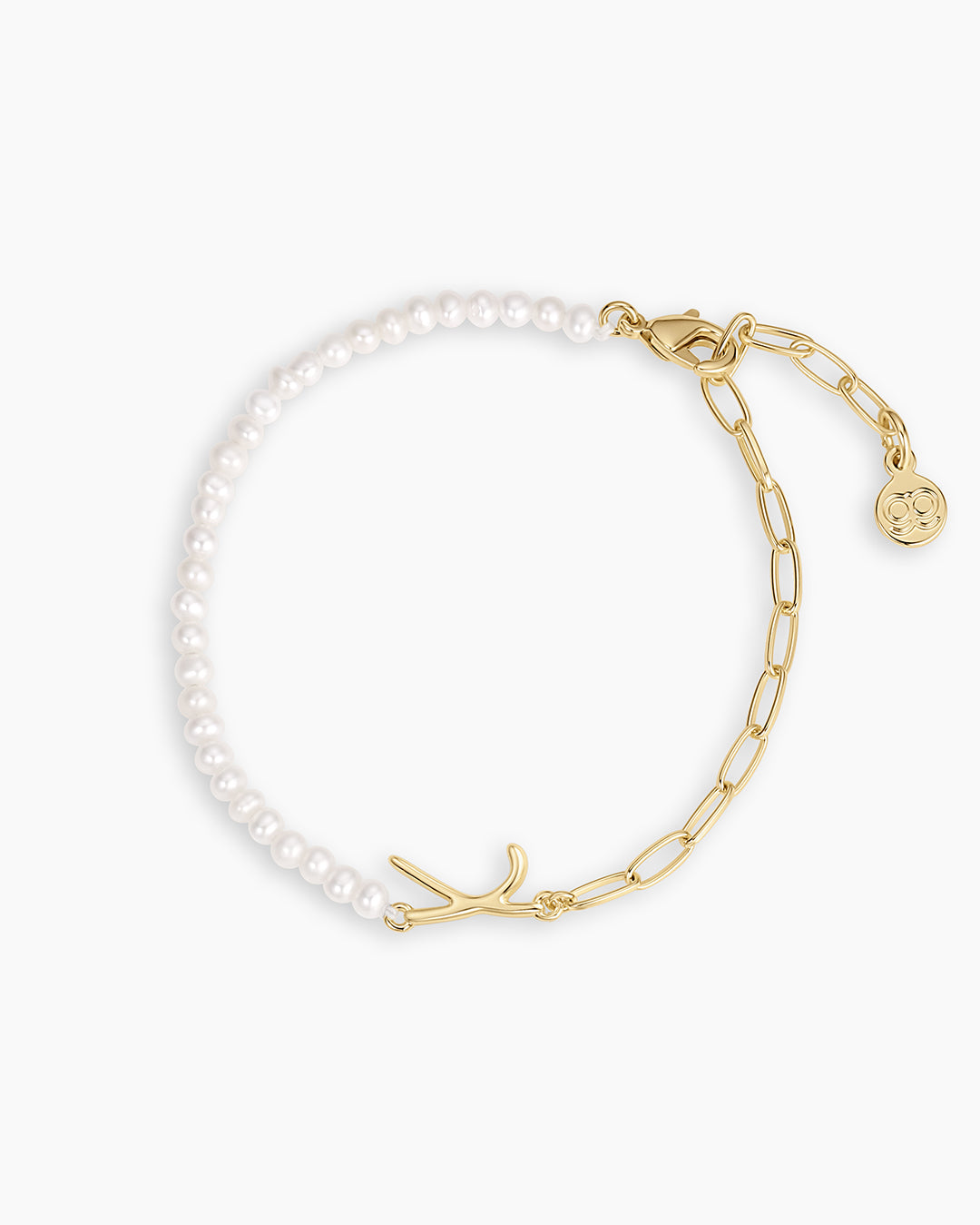 Lou Pearl Alphabet Bracelet