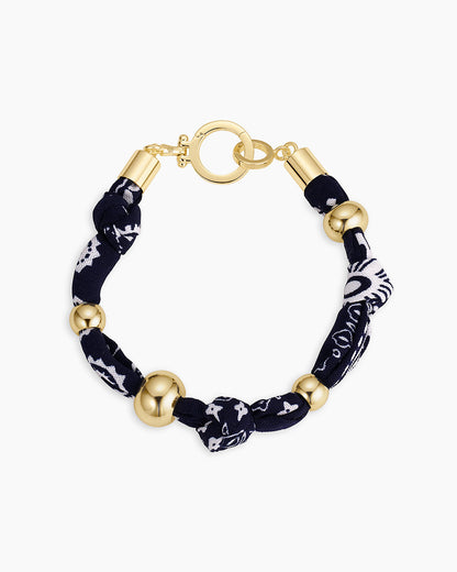Paisley Bandana Knot Bracelet