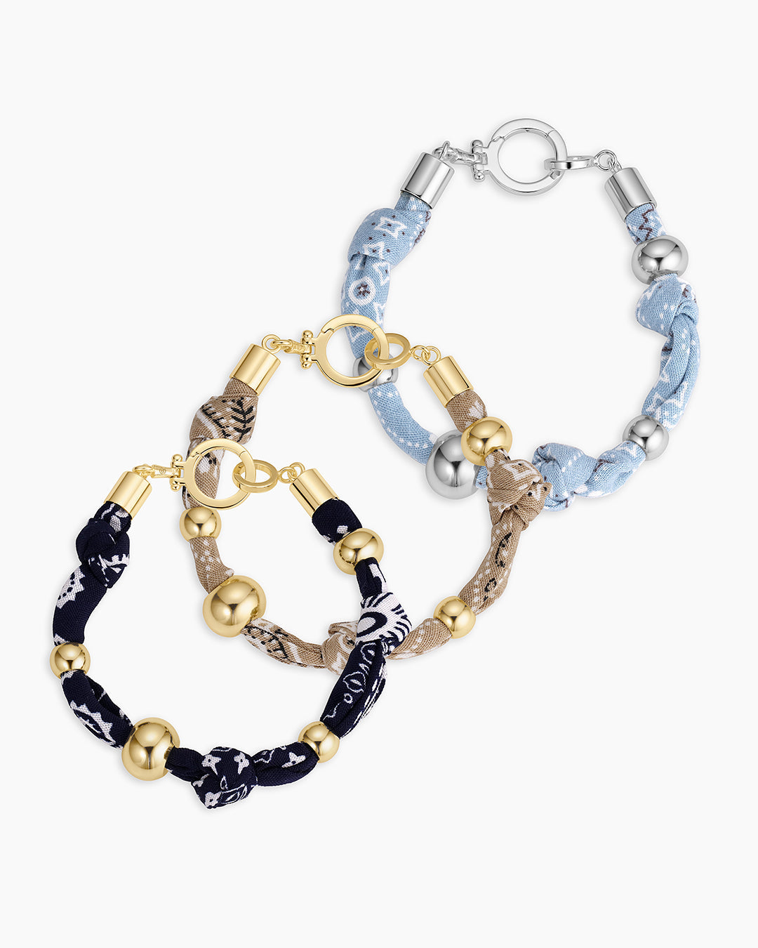 Paisley Bandana Knot Bracelet