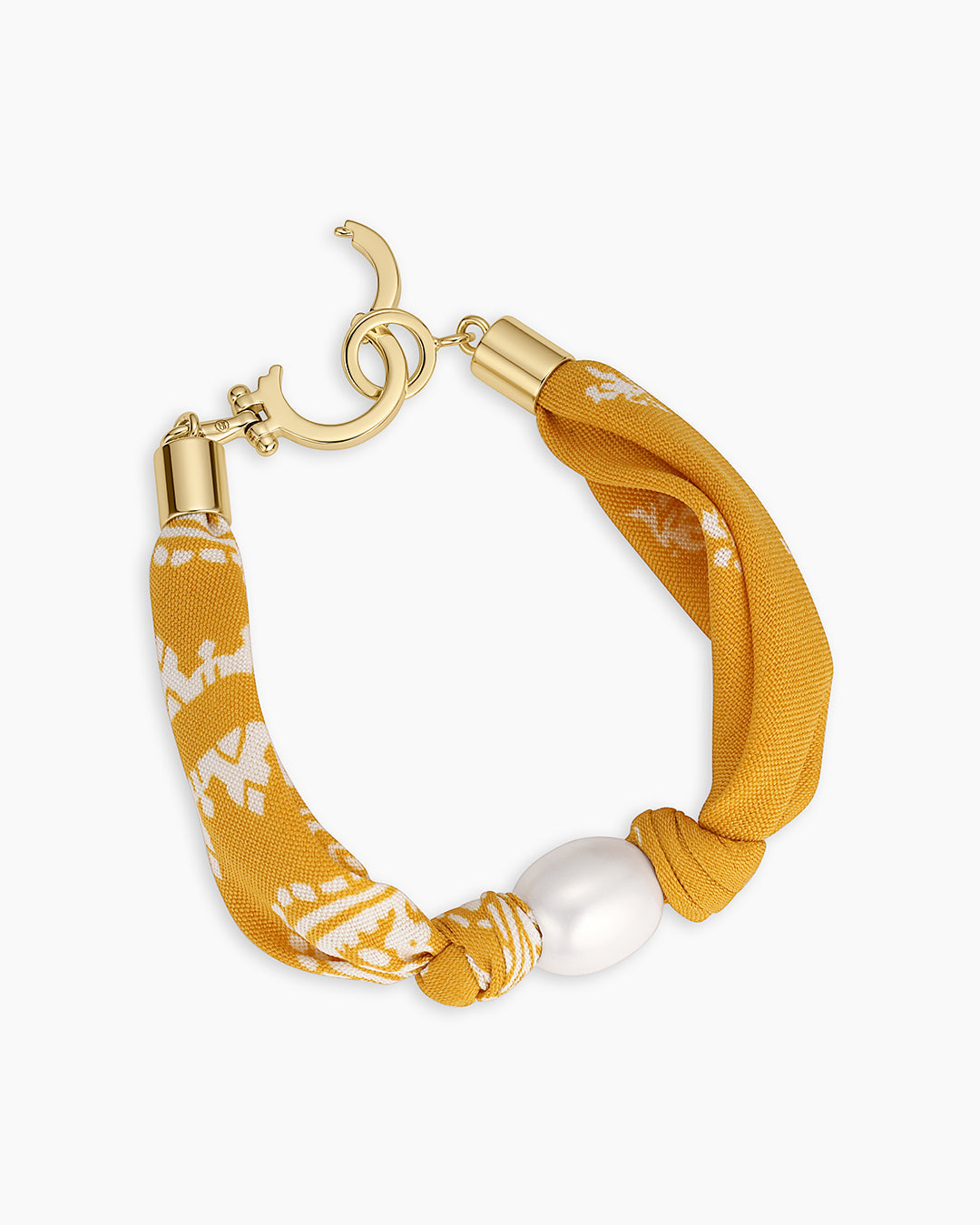 Paisley Bandana Pearl Bracelet