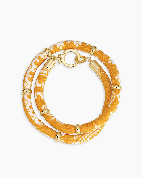 Paisley Bandana Wrap Bracelet