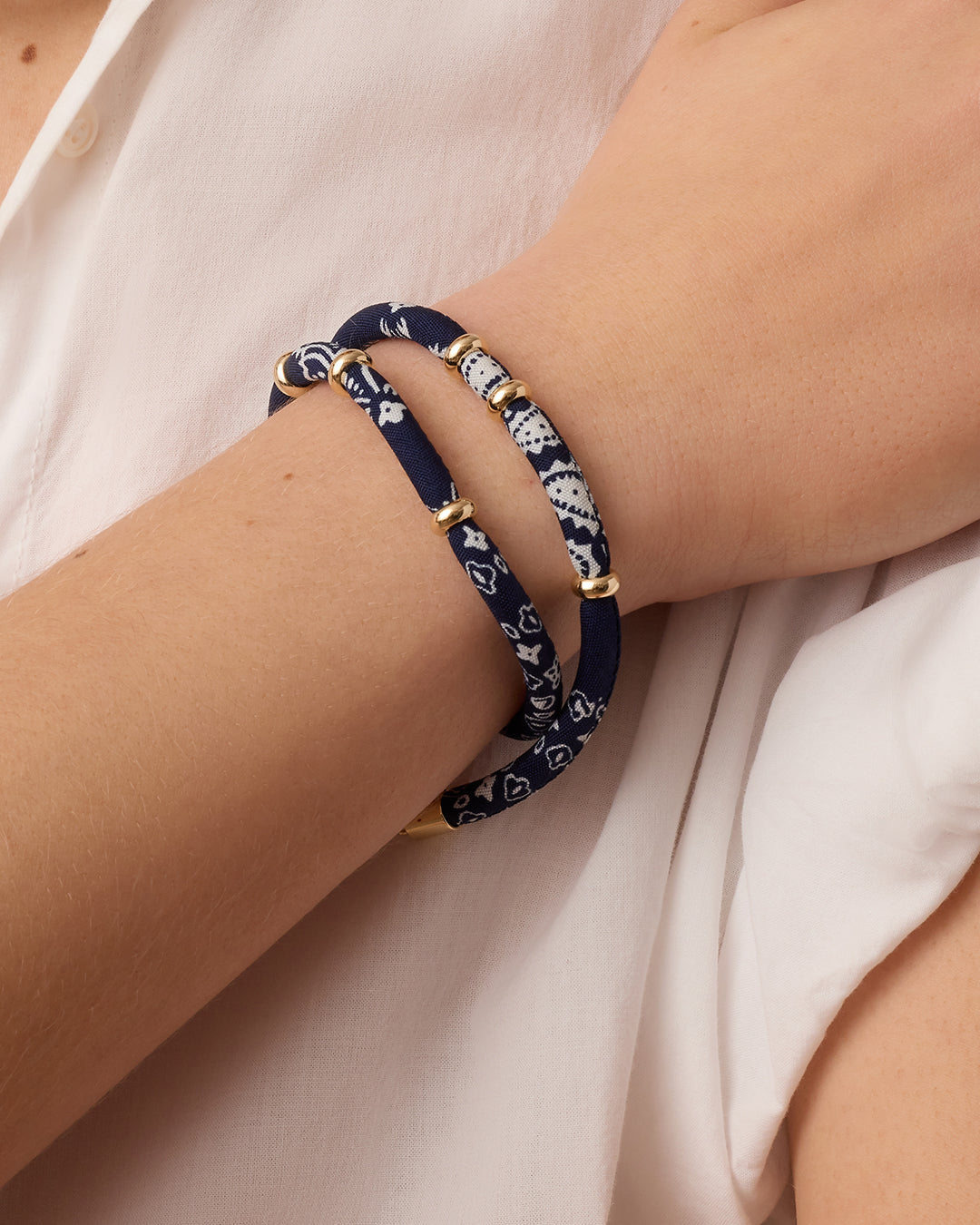 Paisley Bandana Wrap Bracelet