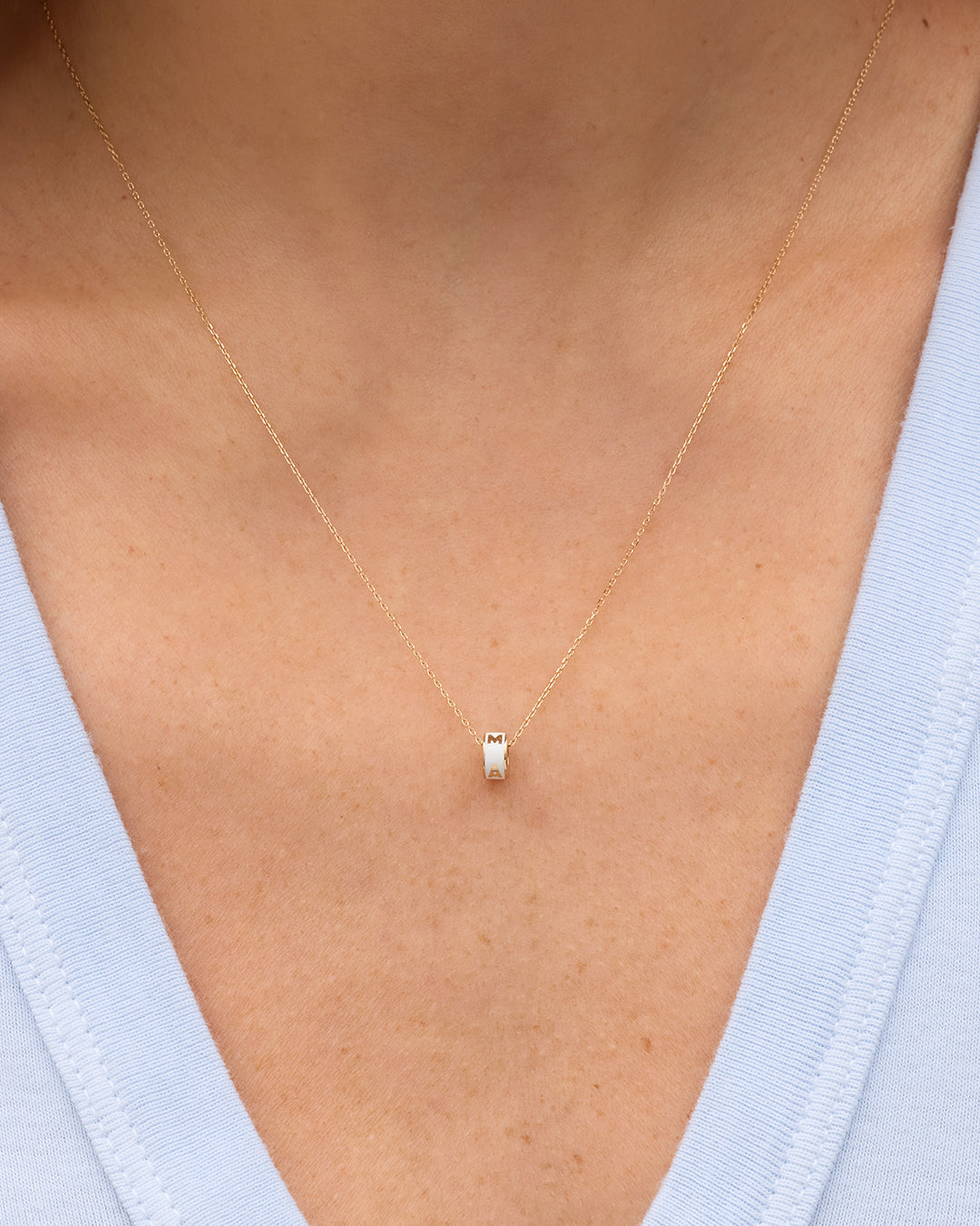 14K Gold Mama Halo Charm