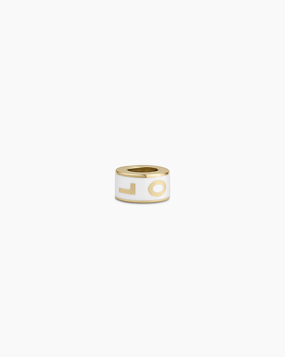 14K Gold Love Halo Charm Necklace