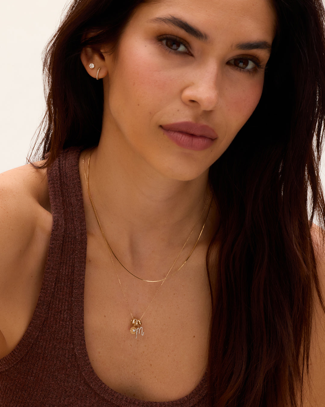 14K Gold Sun Birthstone Charm