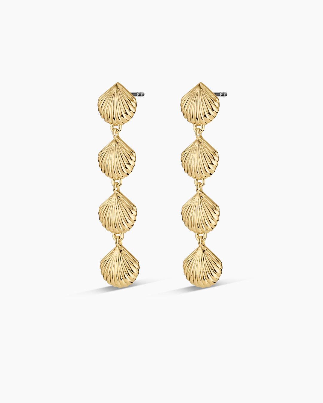 Scallop Mini Drop Earrings