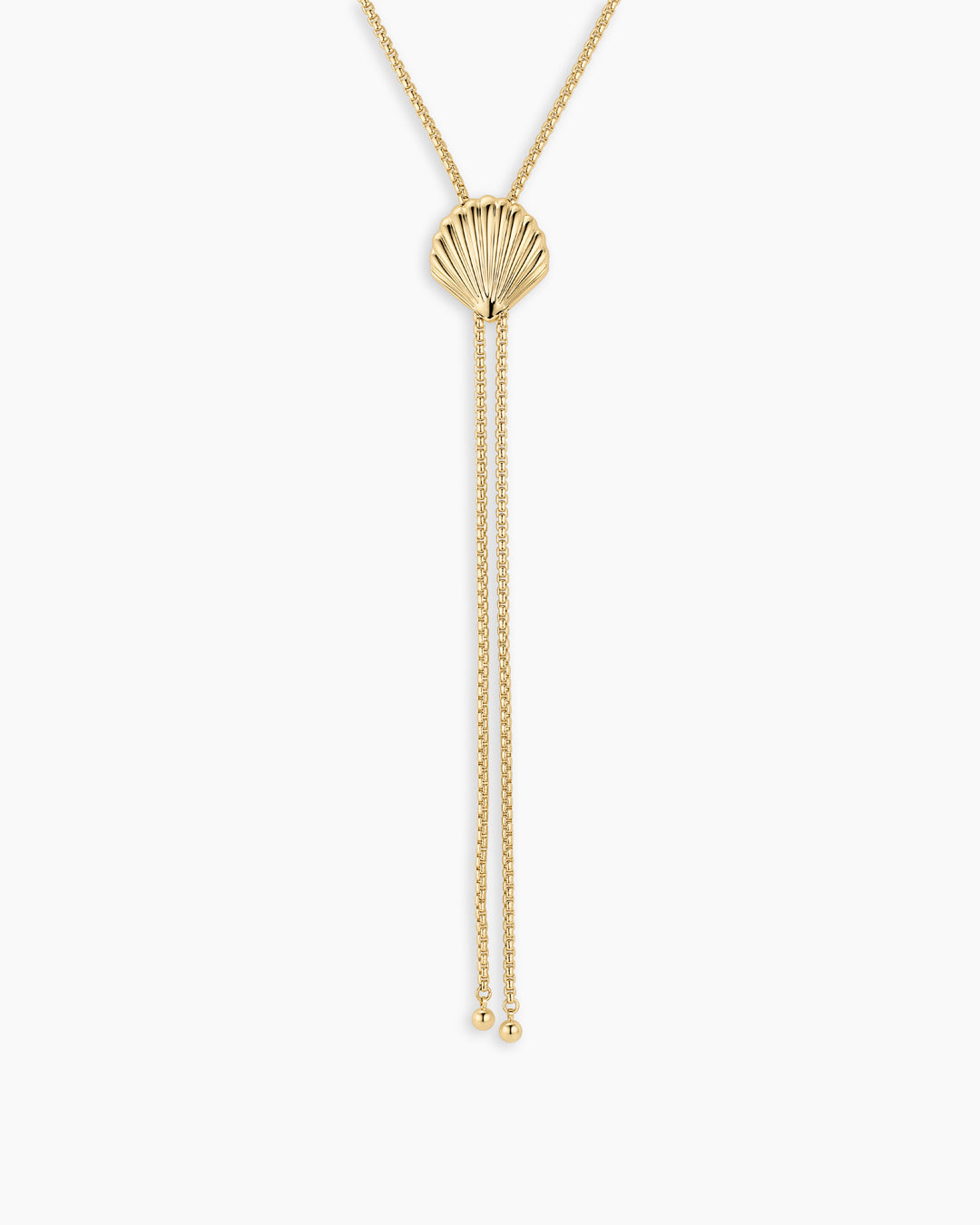 Scallop Bolo Necklace