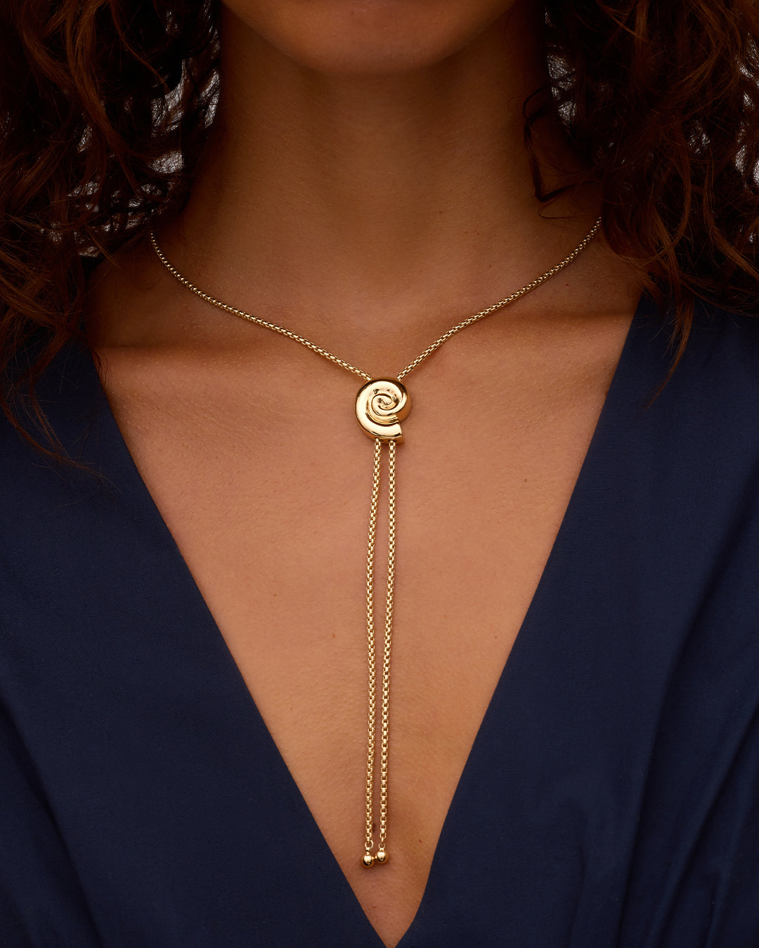 Nautilus Bolo Necklace
