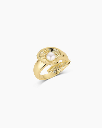 Pearl Locket Ring