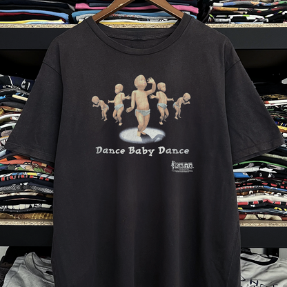 1998 Dance Baby Dance Kinetix Washed Black Tee