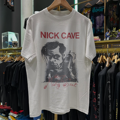 Nick Cave 'The Mercy Seat' 1988 Rare Washed White T-Shirt
