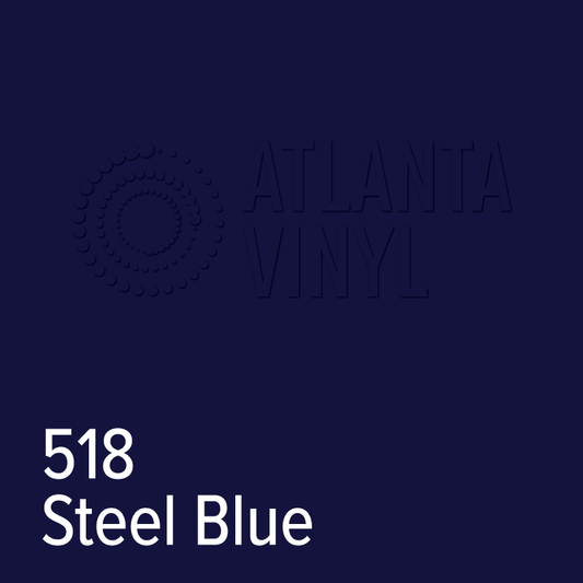 518 Steel blue Oracal 651 Permanent Vinyl (24" Roll)