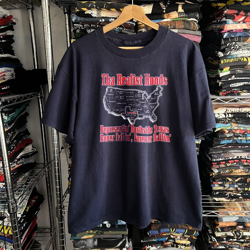 90s Swishahouse Washed Navy Tee