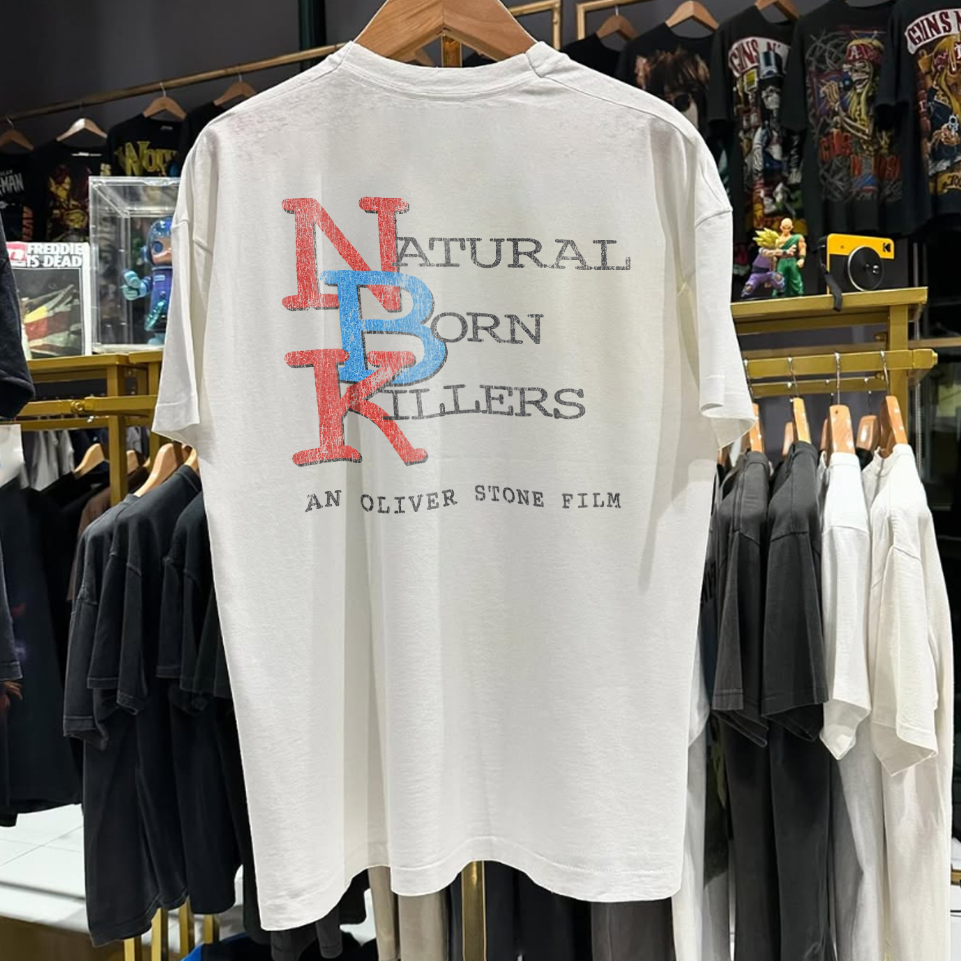 1994 Natural Born Killers Promo Rare Washed White T-Shirt
