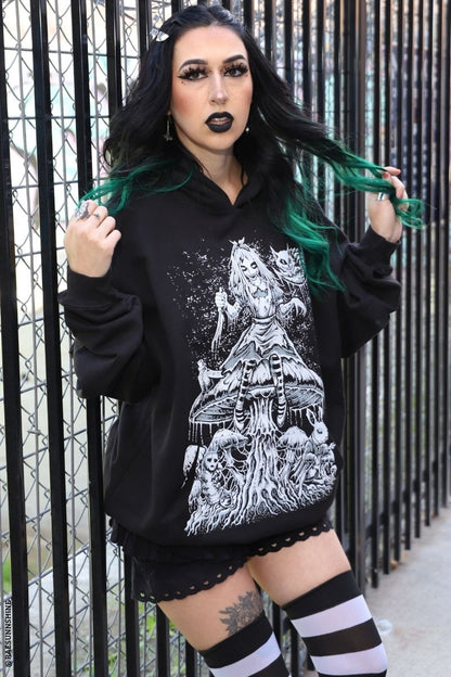 Alice Down The Rabbit Hole Hoodie