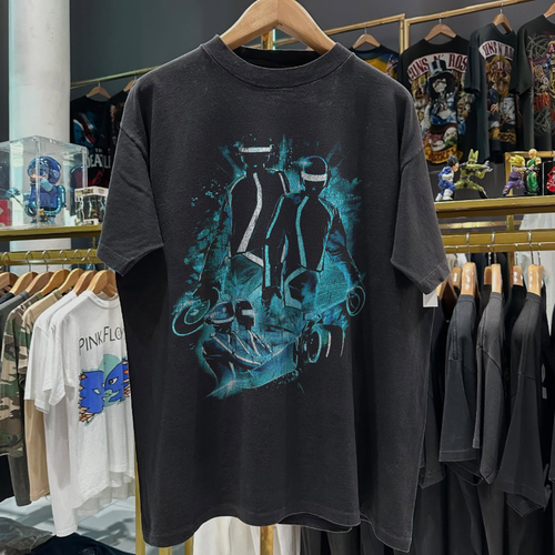 2010 Daft Punk Ultra Rare Washed Black T-Shirt