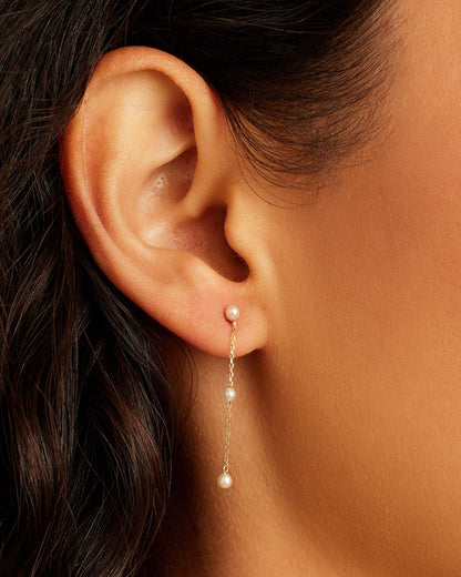 14K Gold Newport Pearl Single Earring