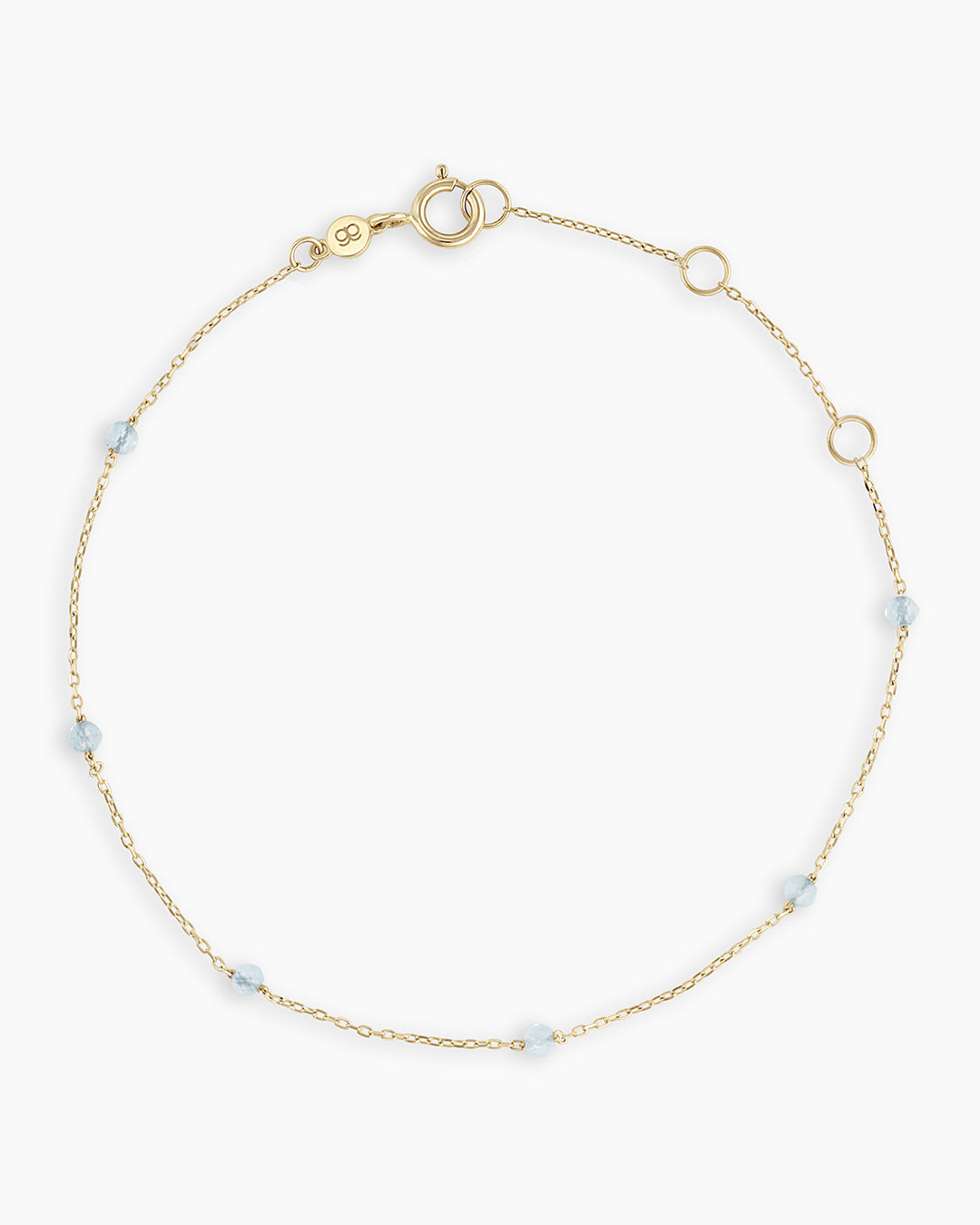 14K Gold Newport Birthstone Bracelet