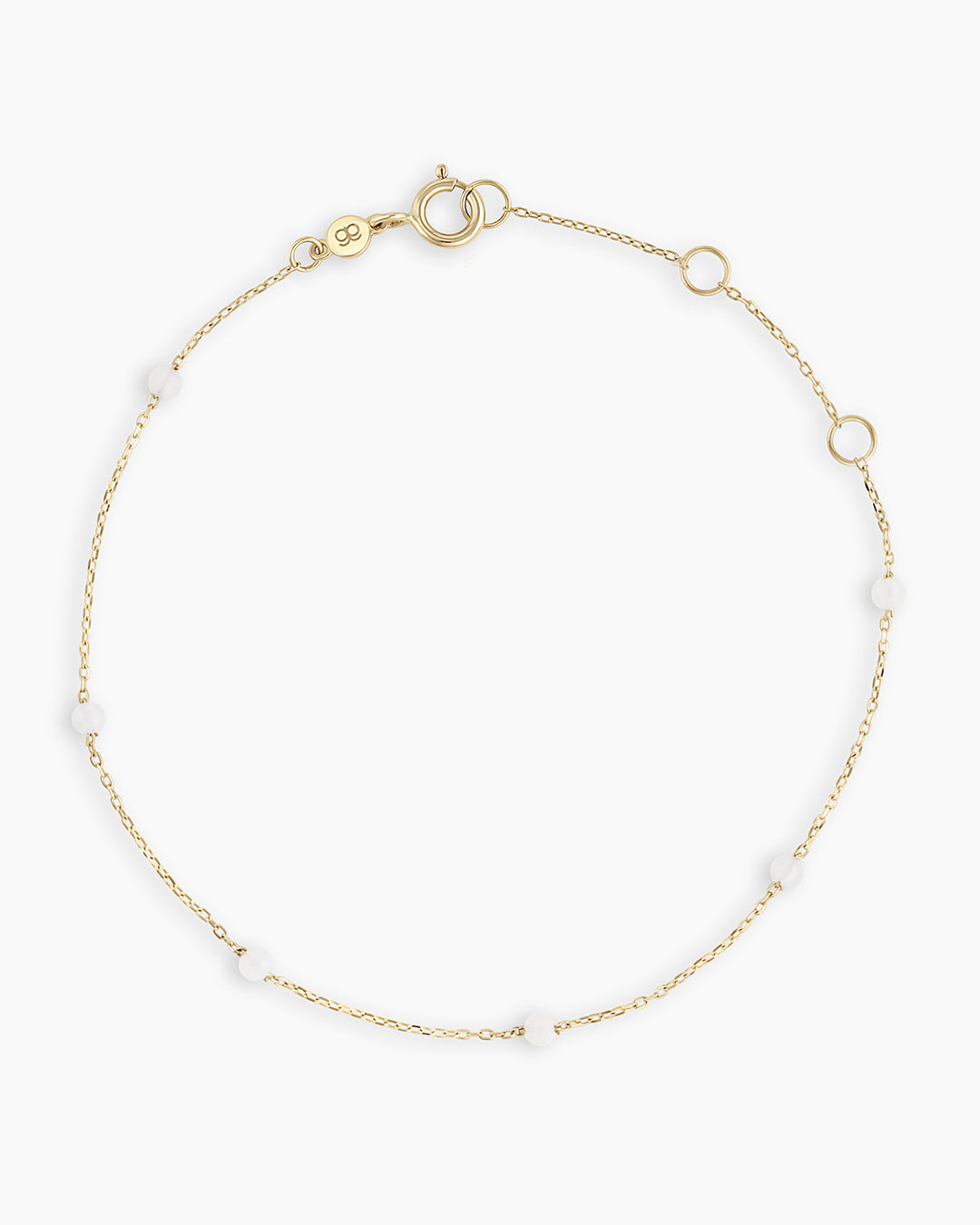 14K Gold Newport Birthstone Bracelet