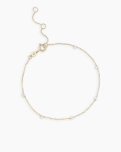 14K Gold Newport Birthstone Bracelet