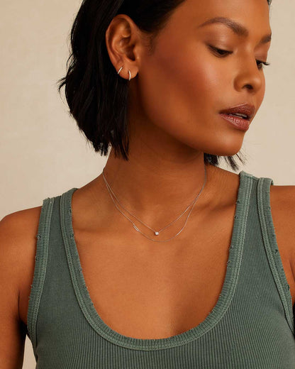 14K Gold Alphabet Necklace