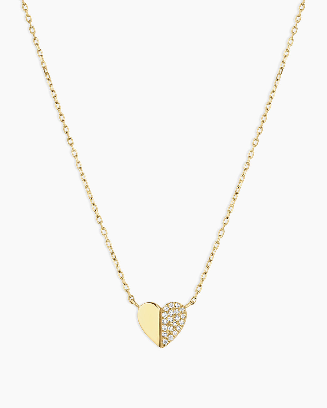 14K Diamond Bond Necklace