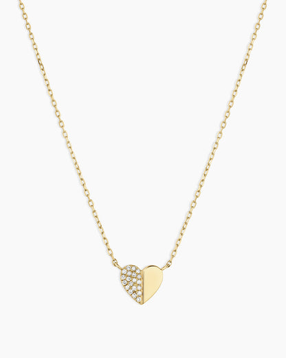 14K Diamond Bond Necklace