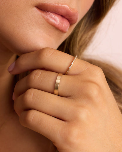 14K Gold Rose Ring
