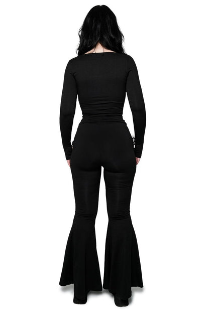 Alice Lace-Up Flare Pants