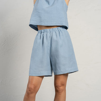 Linen Bermuda Shorts Demi